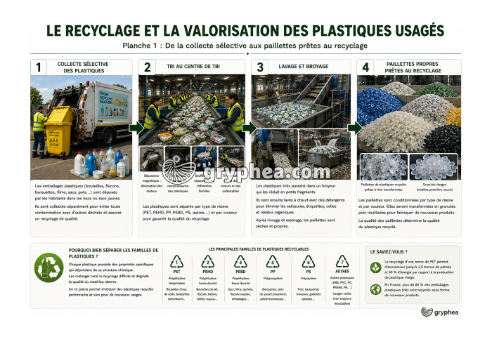 Recyclage et valorisation des plastiques - partie 1 - gryphea.org